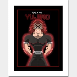 Yujiro in Cuphead style drawing Posters and Art